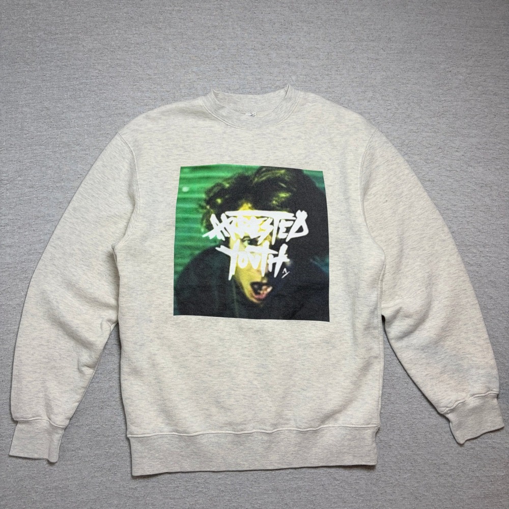 Lane Seven Mens Sweatshirt Small Gray Arrested Youth Band Graphic Tour Merch